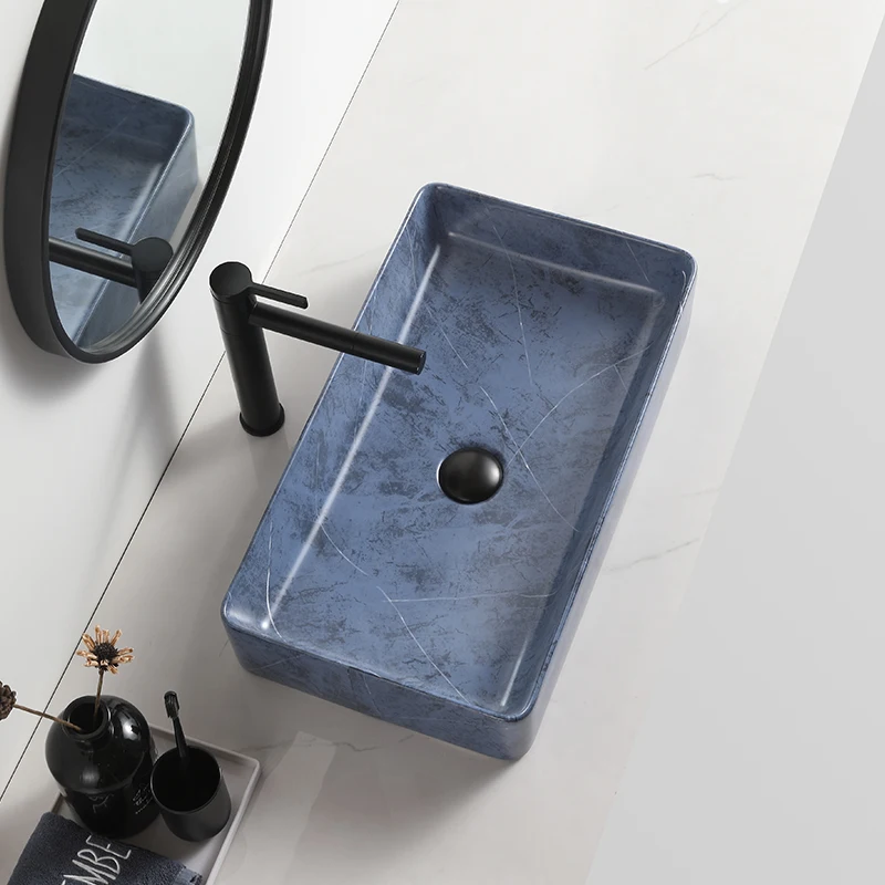 Latest Top Mount Cheapest Ceramic Hand Bathroom Washroom Wash Basin Sink