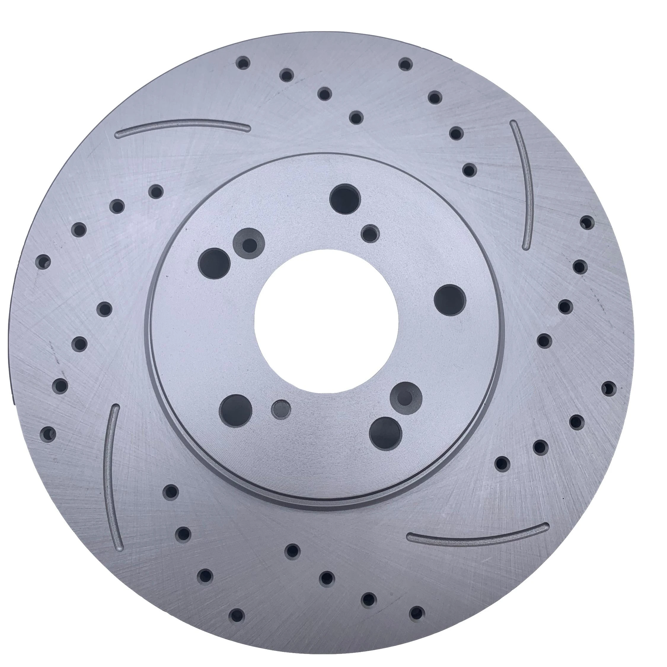 High Quality Carbon Ceramic Drilled Slotted Brake Disc Rotor for Honda Toyota