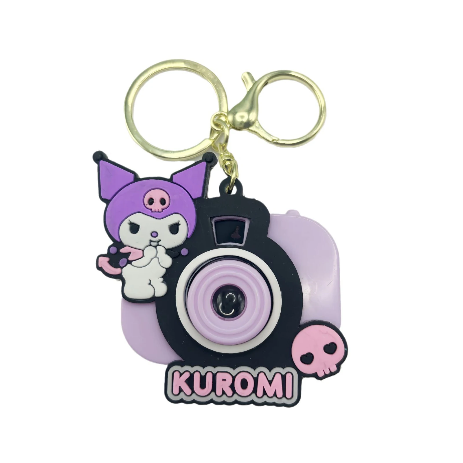 New Arrival Cute Cartoon Mini Projection Camera Keychain Kids Camera Projector Keychain