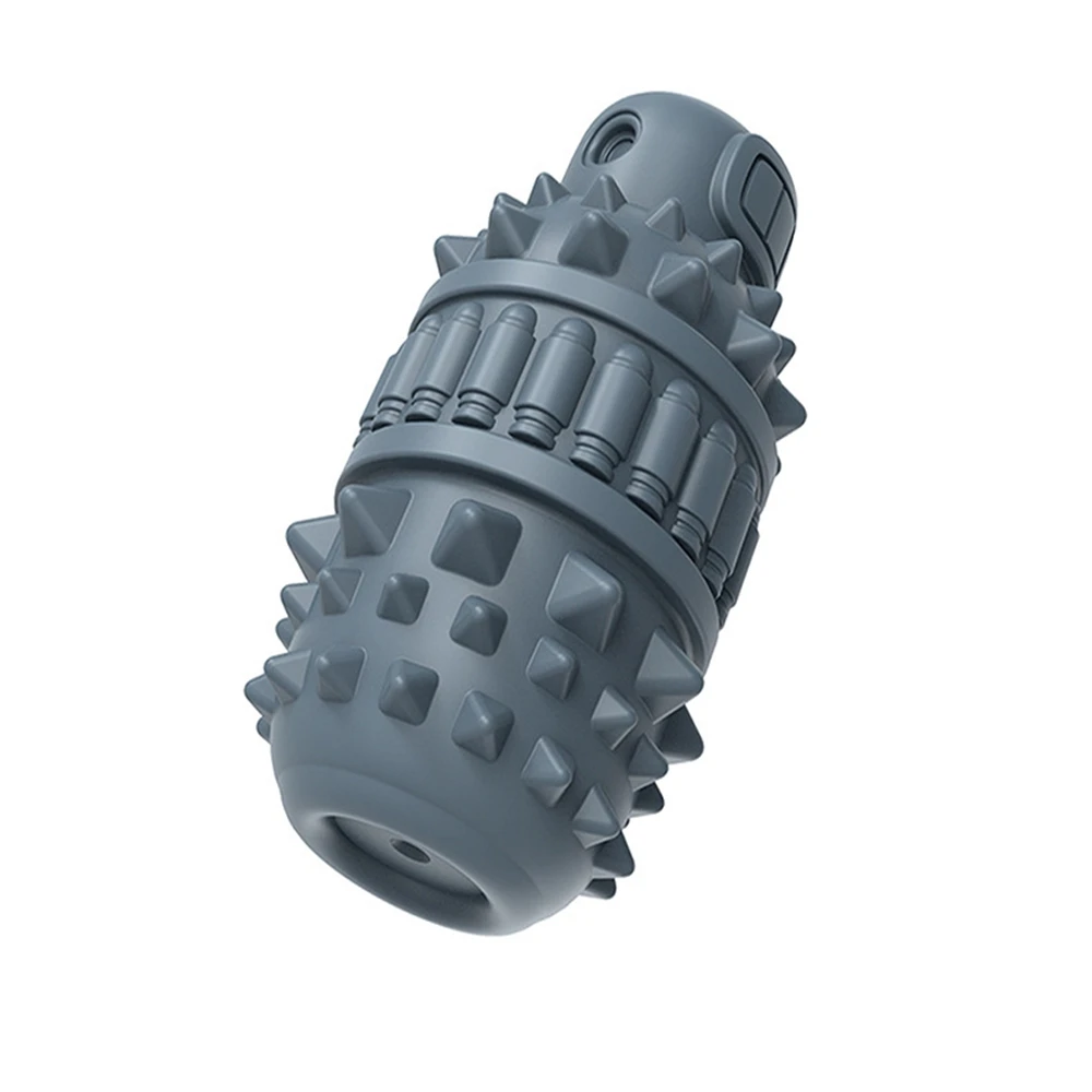 
Flat round squeaky insert cactus dog interactive toy 