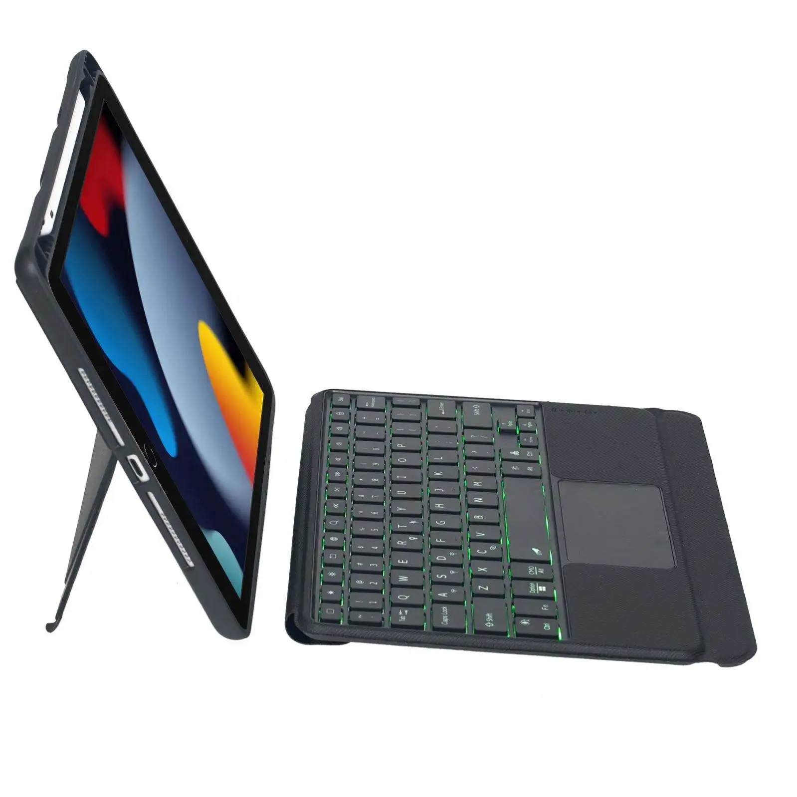 BT5.0 Portable WIreless Keyboard 2.4HZ Smart TrackPad Keyboards Case For Smart equipments