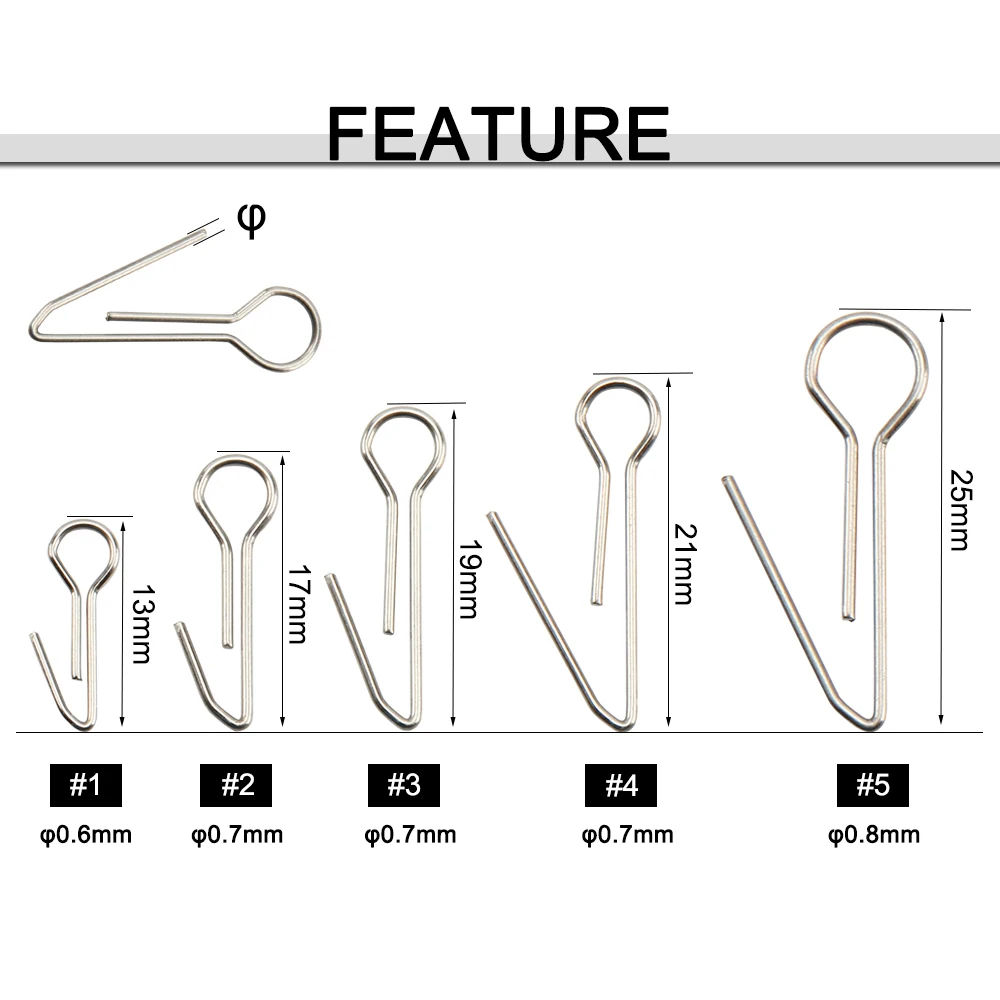 Spinpoler Cheburashka Jig Head Lead Weight Pin Multi Depth Screw System For Lead Sinker Stainless Steel Pin Fishing Accessories