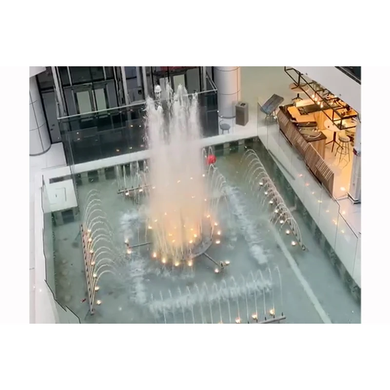 Programmable controlled Small Outside Plc Music Dancing Water Fountains Equipment For Sale