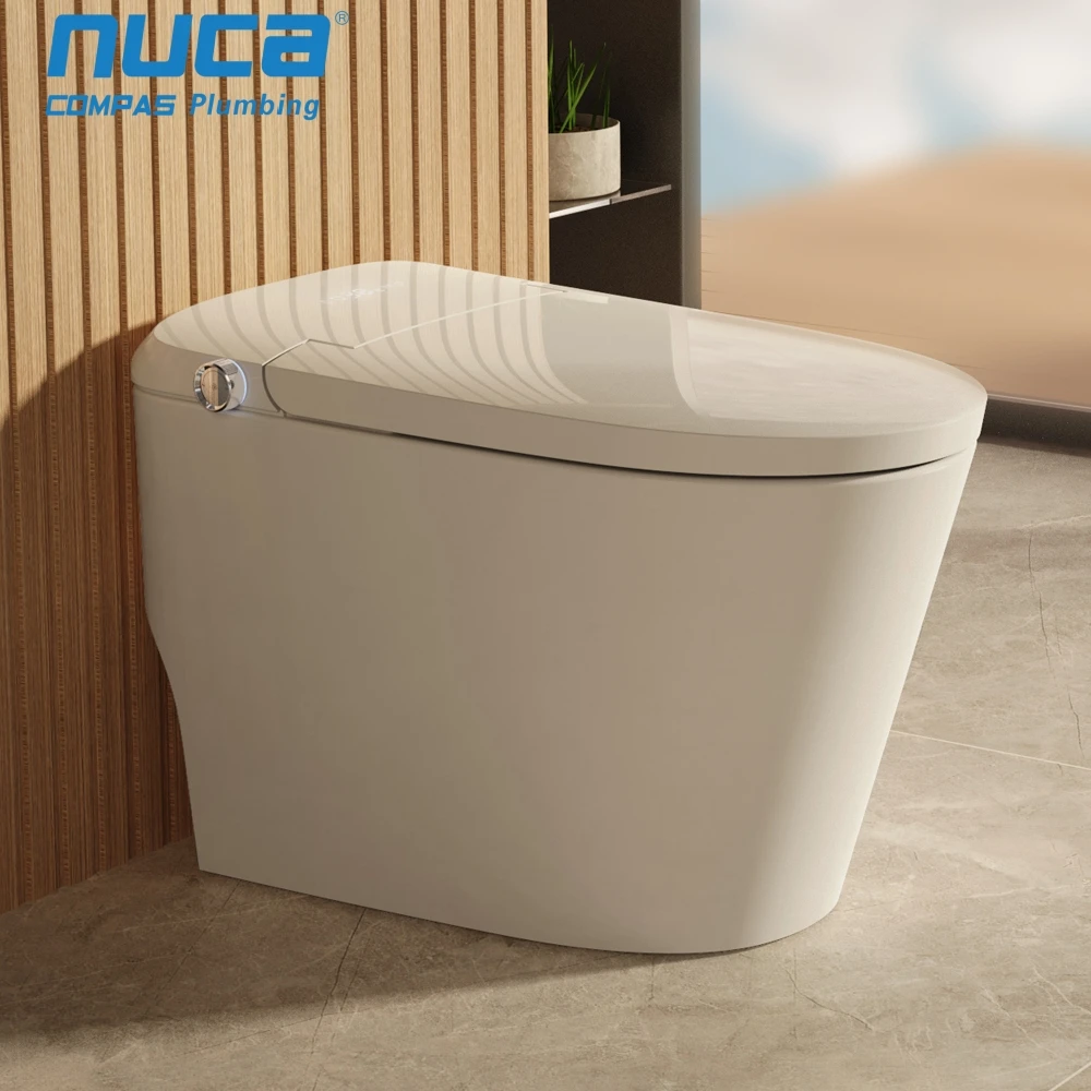 NUCA Factory direct sale smart toilet One Piece electric heating sensor flushing toilet