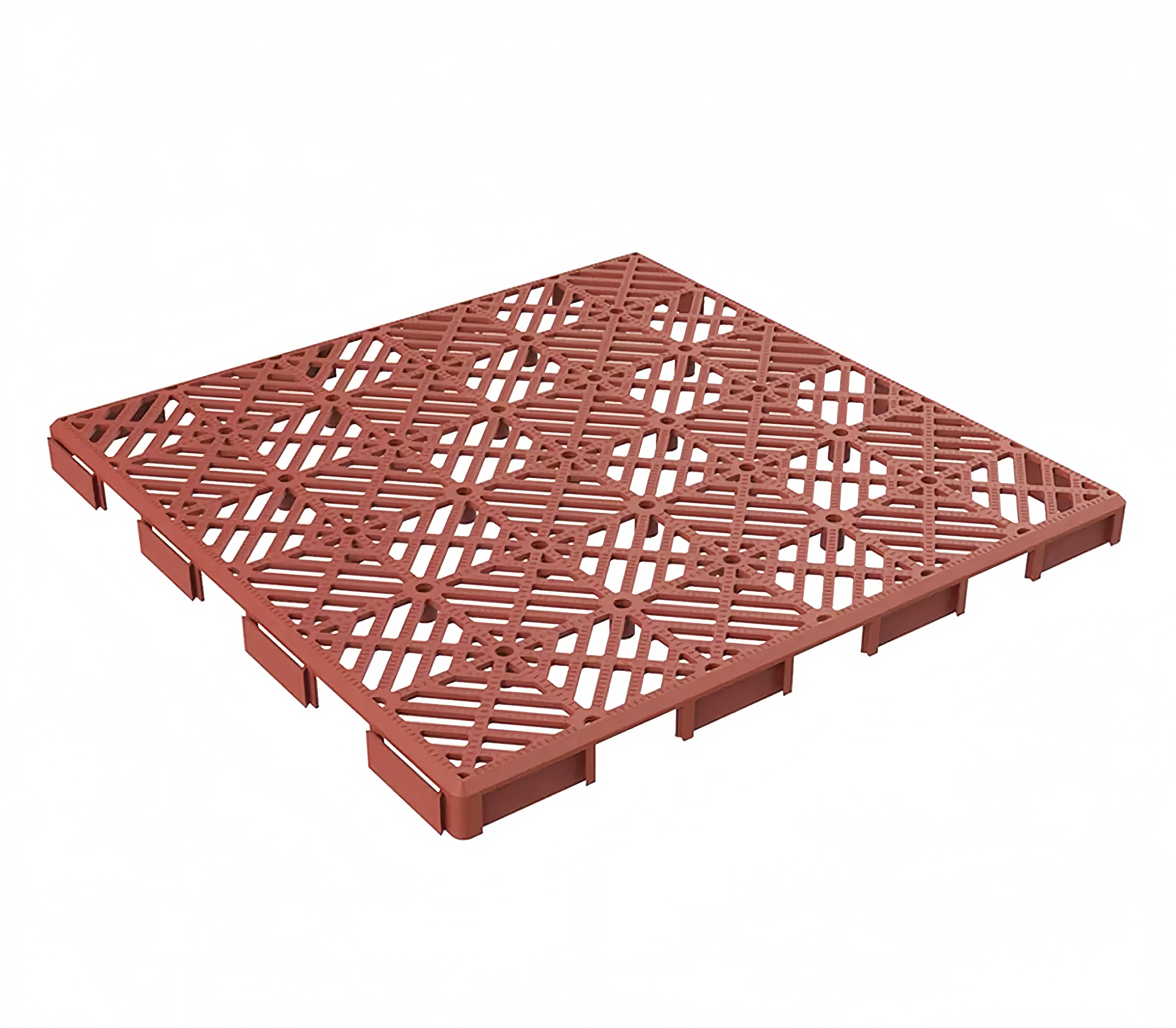 DIY Anti-Slip Interlocking Plastic Tile for Garden Patio Balcony Deck Walkway Outdoor Landscaping Pathway