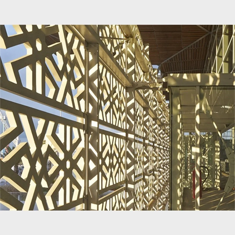 Laser Cut Hollow Aluminium Panel Decorative Perforated Metal Sheet