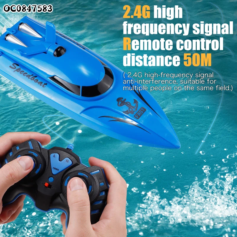 High Quality 2.4G 4CH Speedboat Remote Control Rc Boat High Speed for Adults