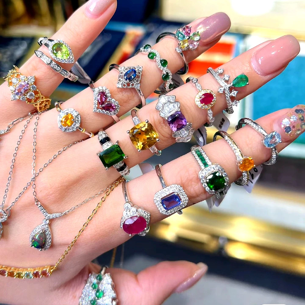 Женское кольцо с бриллиантами joyas plata, 925, Золотое кольцо из нержавеющей стали, кольцо с бриллиантом, перстень, 925, чападо 18 К