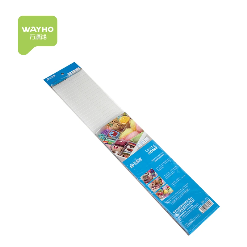 Free combination  plastic  Drawer divider organizer DIY plastic divider 4 pcs Made in China