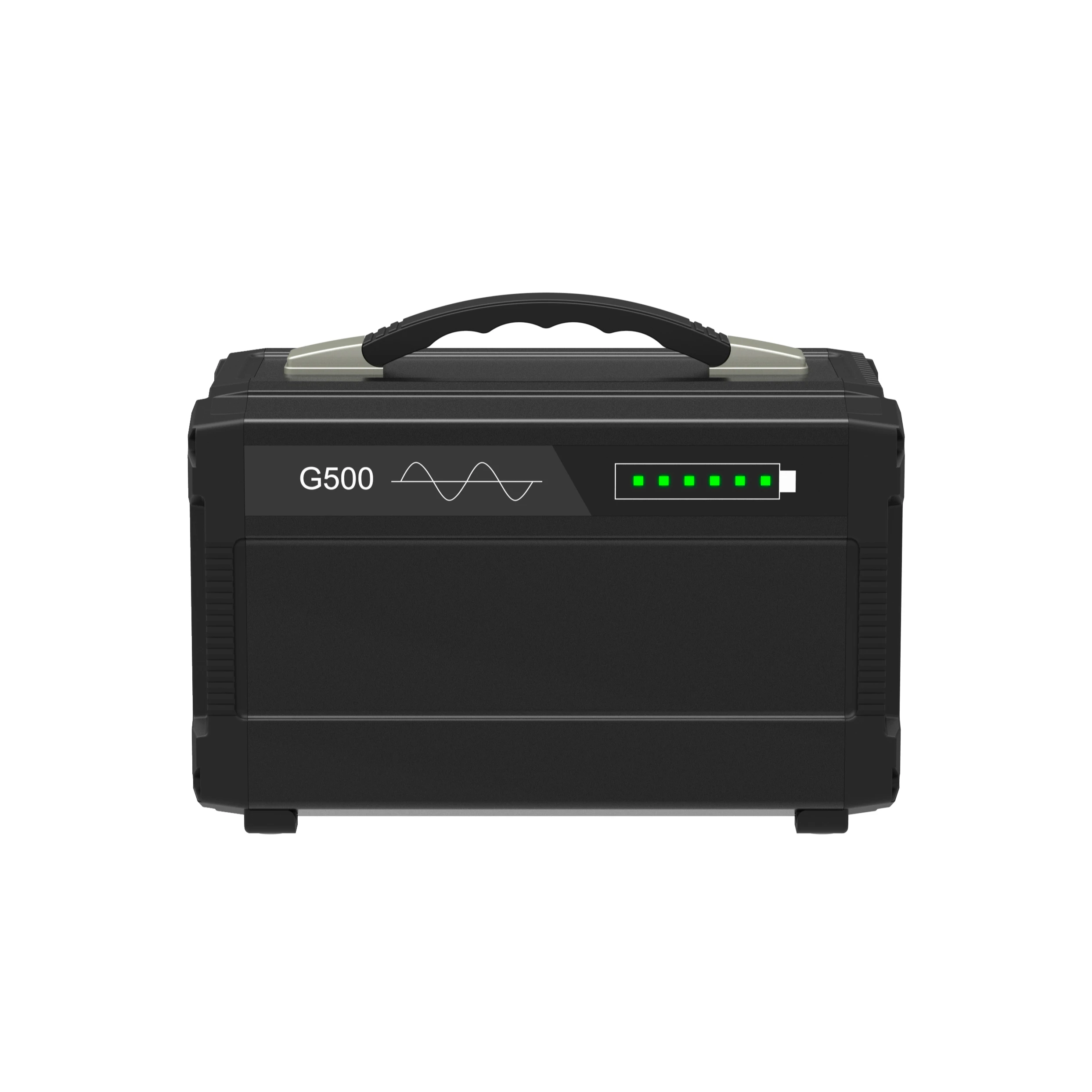 
AC output quick charge 500w camping emergency solar rechargeable charging station portable power station 