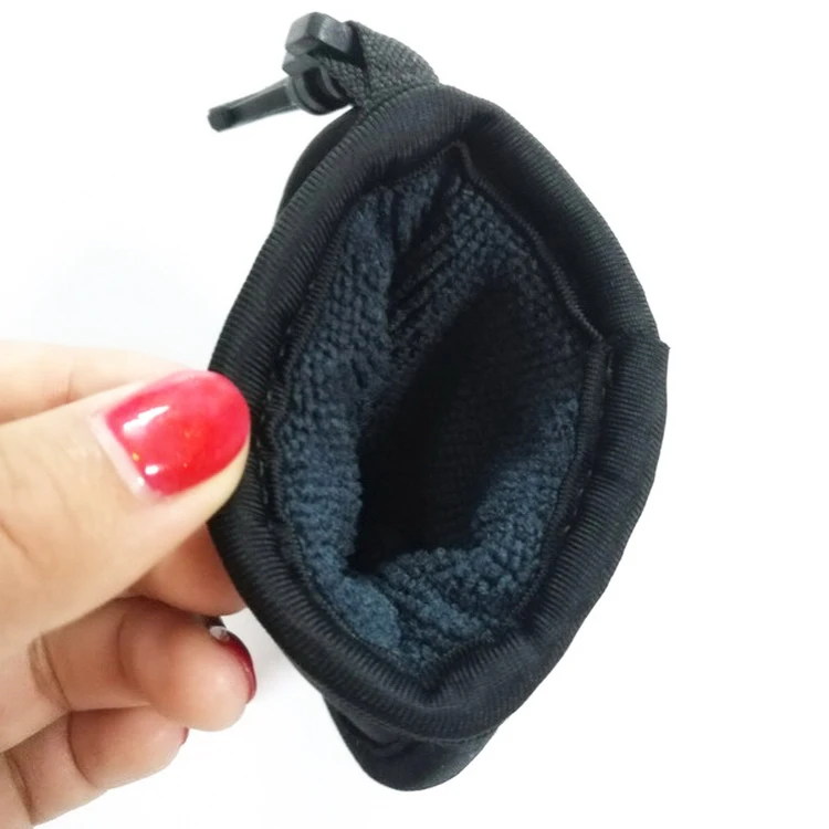 
Professional factory customized neoprene golf ball washer pouch with clip 