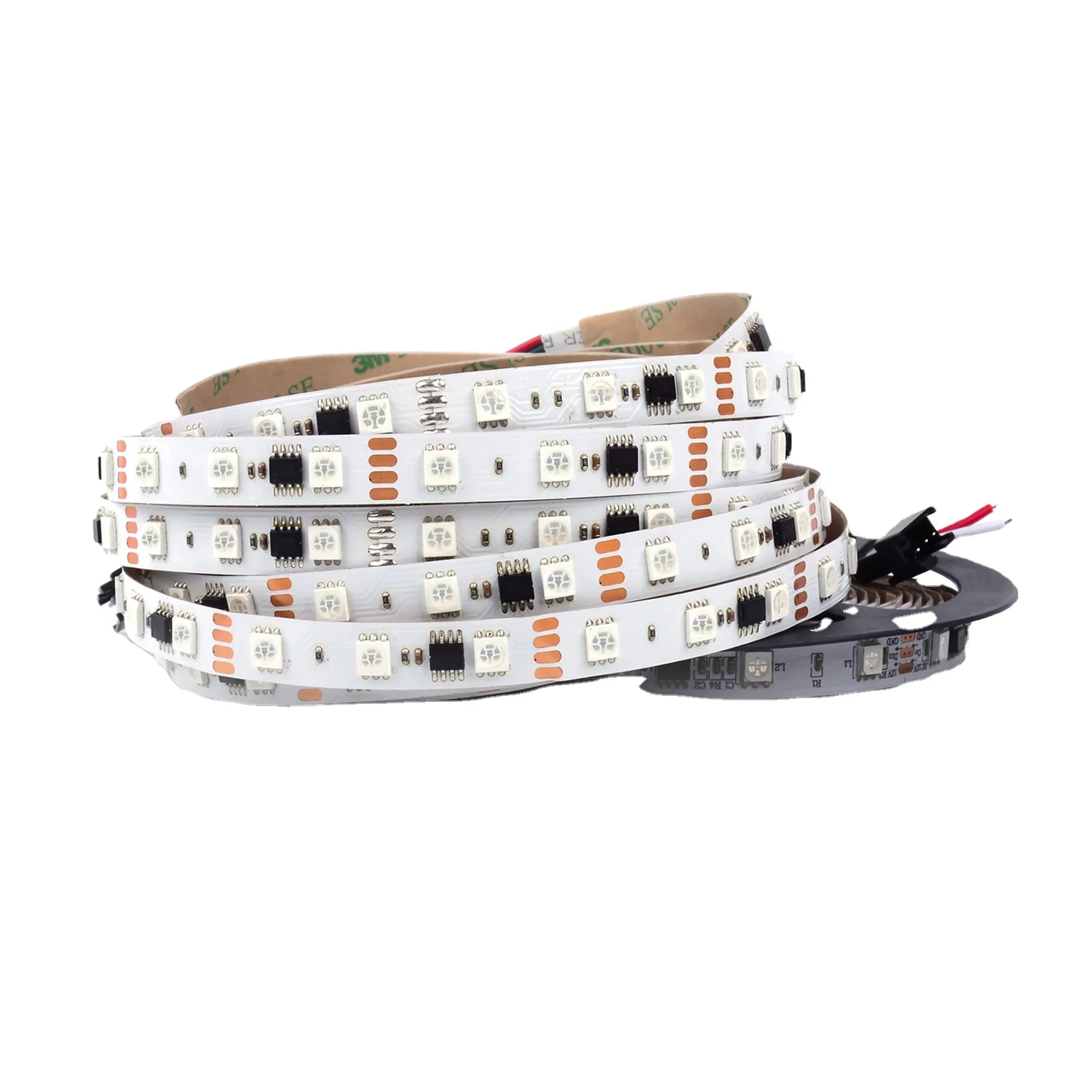 WS2818 / TM1934 / XT1801S LED Strips 24V High Efficiency LED Strip LED Strips Red For  Hotel Decoration