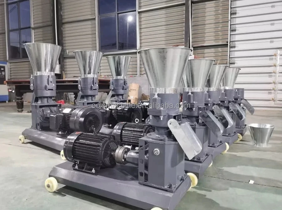 Mini Small Wood Poultry Chicken Fish Pig Goat Cattle Cat Animal Pellet Manufacturing Pelletizing Machine Feed Processing Machine
