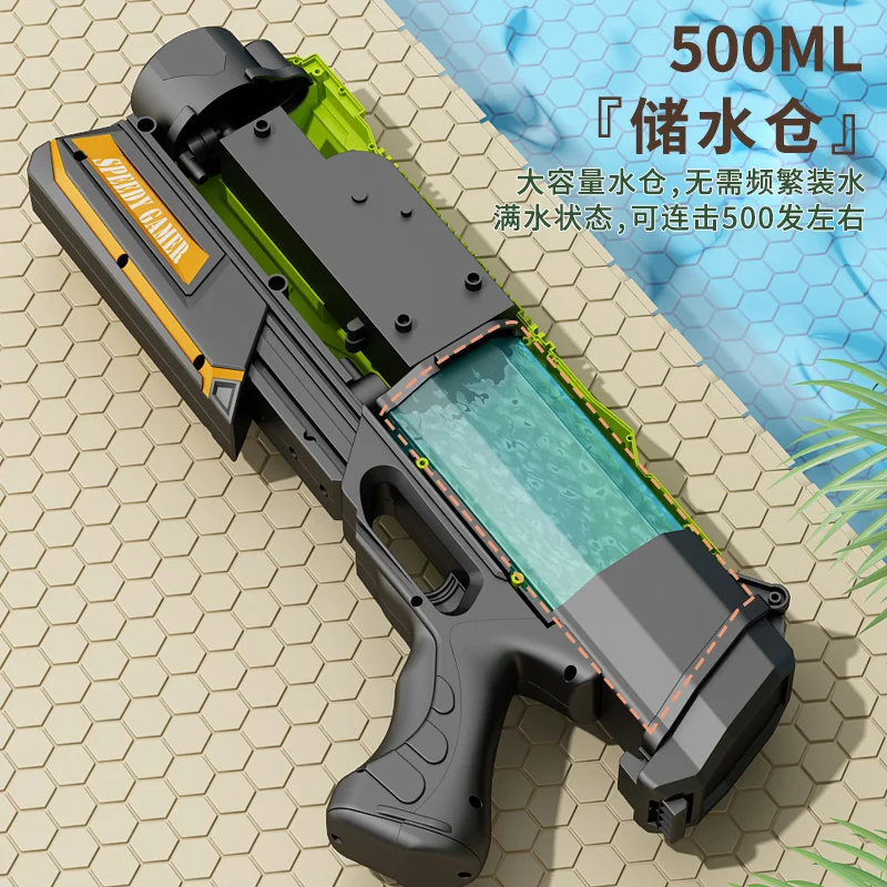 Electric Water Gun for Adults - Powerful Water Pistol with Large Capacity, Long Range, and Automatic Blaster Feature