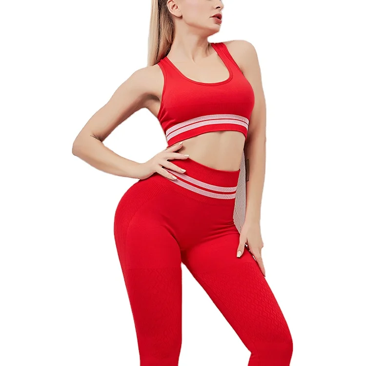 
Лидер продаж, индивидуальная одежда для тренировок, Женские Бесшовные женские костюмы для йоги, спортзала 