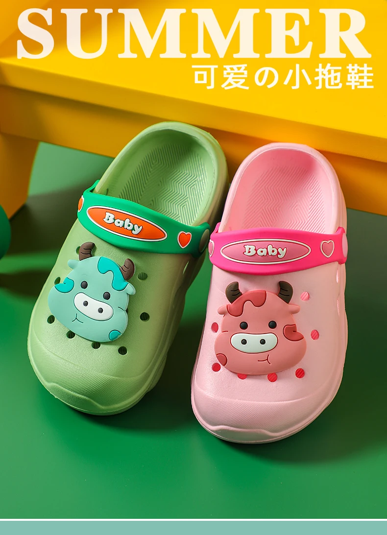
Latest Hotesale Cheap Pink Baby Girl Sandals Beach Garden Shoes EVA Clogs Cartoon Kids Shoes Slippers for Baby Girl 