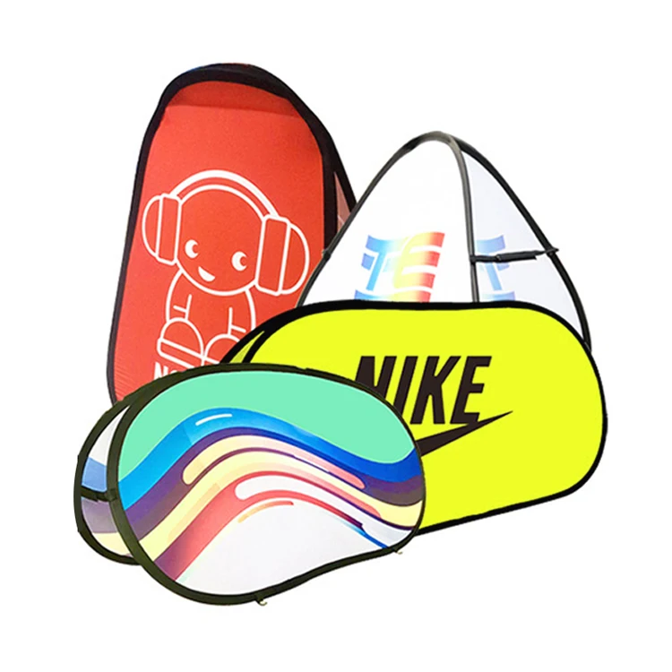 FEAMONT 1x2 м поп-рамка баннеры вертикальная красящая сублимационная выставка наружная Спортивная рекламная вывеска логотип полиэфирные флаги