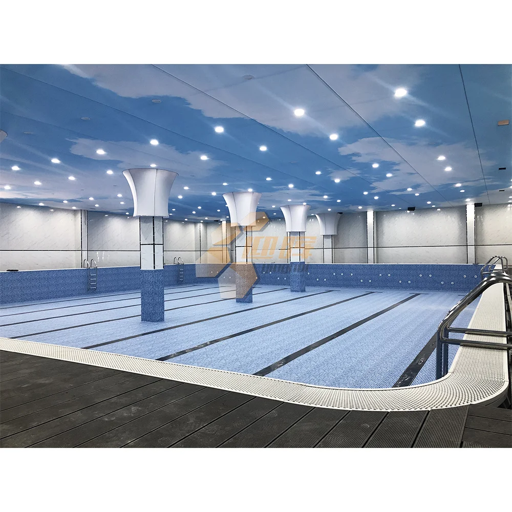 Temporary Especial Prefabricated Swimming Pool Corrosion Resistant Steel Plate Indoor Training Swimming Pool