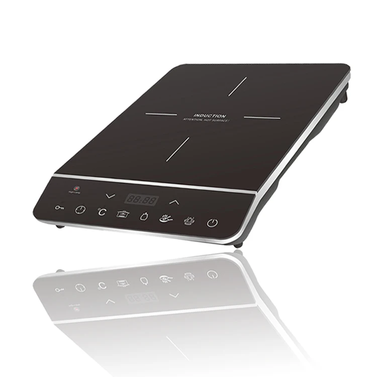 110V 4 Led Display Copper Coil Black Crystal Panel CB Approved Induction Stove Hob for America