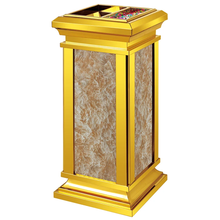 China factory supplier outdoor garden garbage waste trash can bin