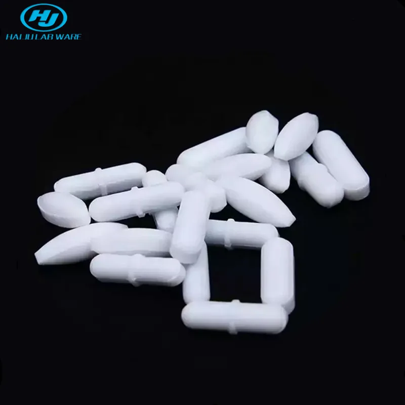 HAIJU LAB Laboratory Different Types High Temperature Resistant PTFE Coating Magnetic Stirring Bar Supplier
