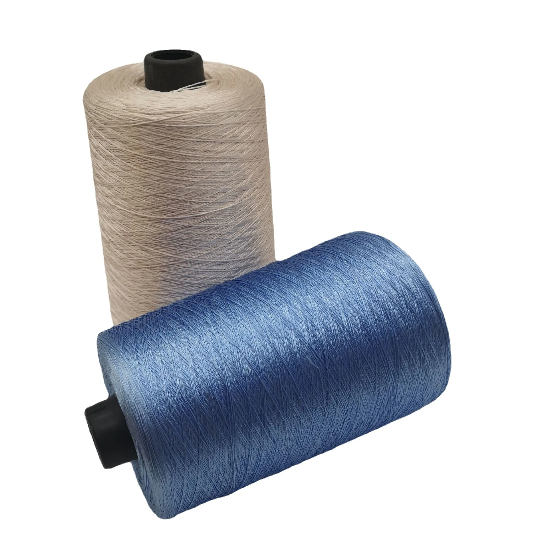 Sewing supplies Sewing twisted S/Z dyed color  thread cone High Quality for Sewing Machine Support Customize colors