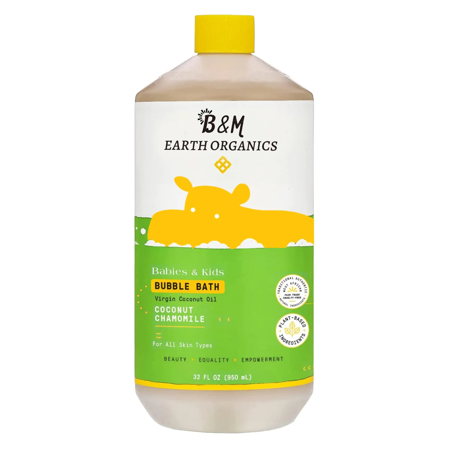 Babies and Kids Bubble Bath Gentle Baby Essentials for Delicate Skin Cleansing Calming Bubble Plant Based Coconut Chamomile