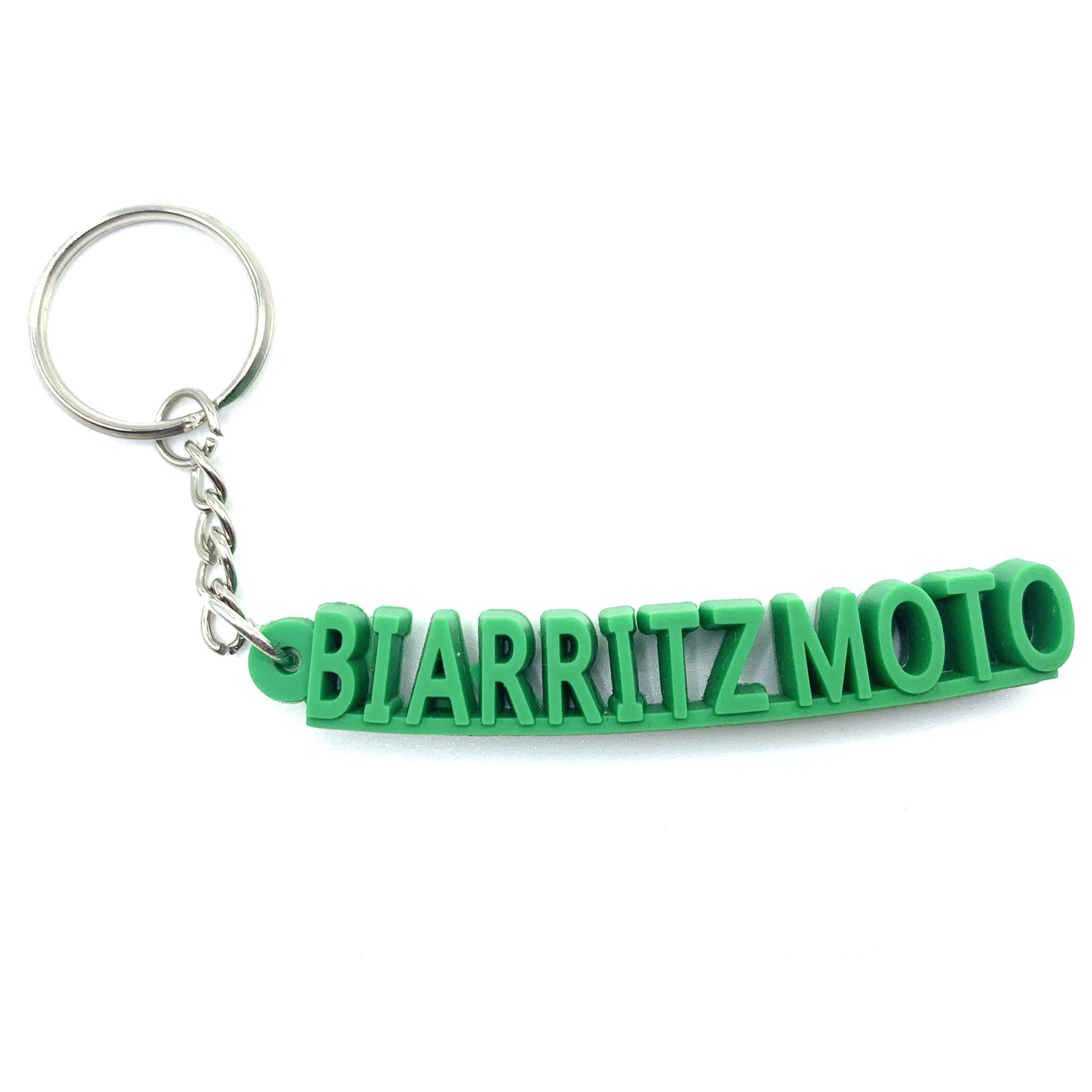 Custom 2D PVC Keychain Key Chain / Silicone Keyring 3D Rubber Pvc Keychain Custom Logo Zinc Alloy Opp Bag Keychain Ring