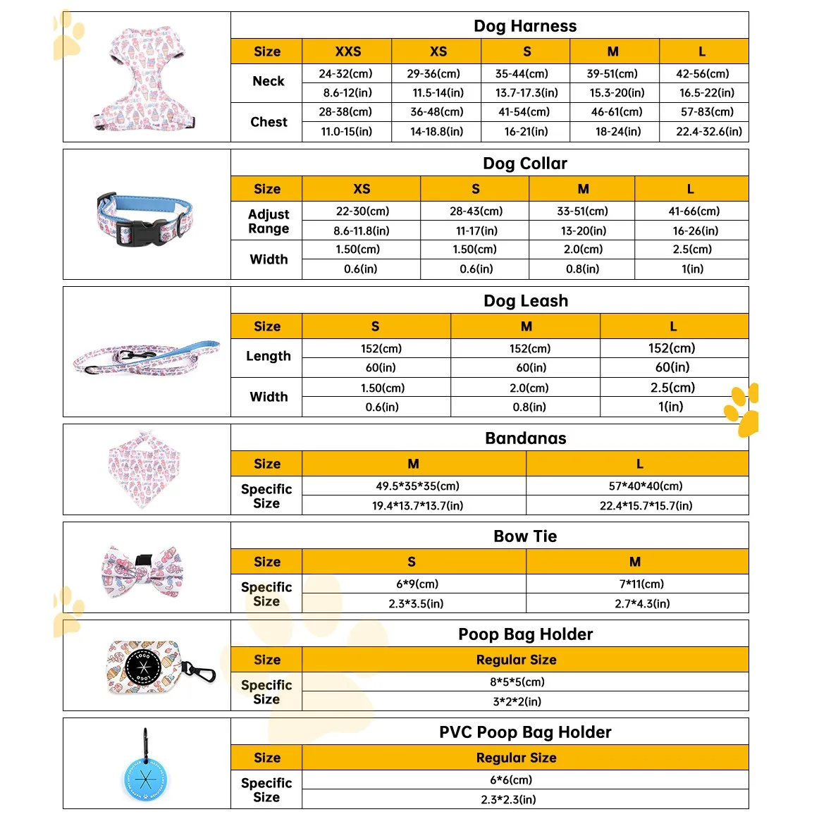 SinSky Made In Pink Leopard Print Training 6-piece Designer Adjustable Dog Harness Custom Luxury Dog Collar Leash Harness Set