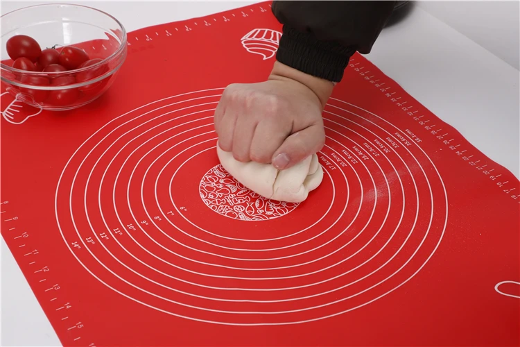 
Dough Rolling Nonstick Silicone Baking Anti-slip Mat Silicone Baking Mat Pastry Mat With Measurements 