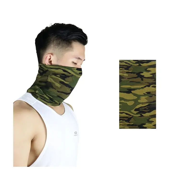
High quality cheap custom multiple colors windproof seamless bandana cycling head band bandana for men 
