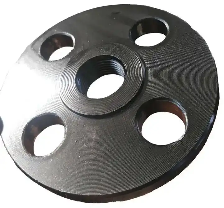 High Quality API JIS DIN ANSI Standard Carbon Steel Threaded Pipe Flange Blind Flanges with Customized Size