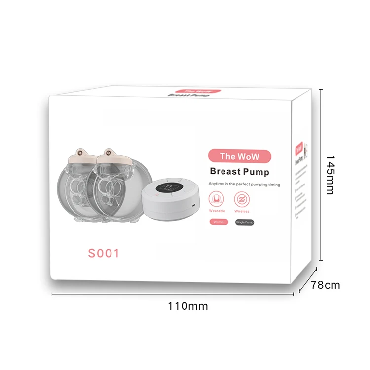 Dearevery Portable Double Side Silicone Electric Milk Extractor Wearable Breast Pump