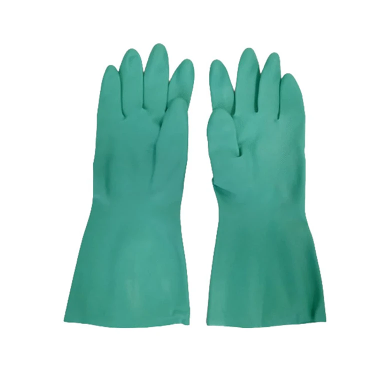
85g Chemical Resistant Safety Factory Work Nitrile Gloves HUIAN 