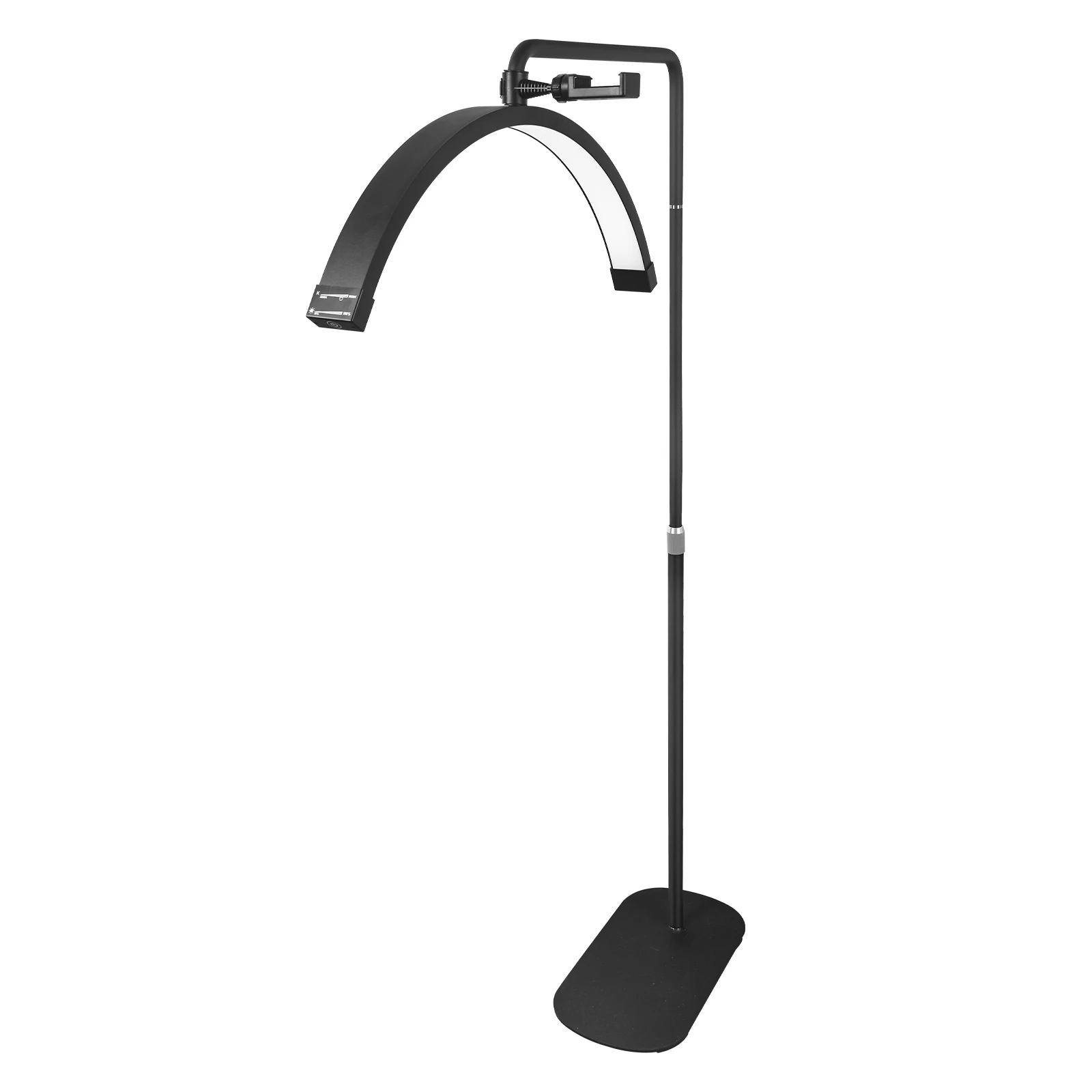 28Inch Dimmable Moon Lamp for Eyelash Extension Lashes Lamp Half Moon Light Fill Light with Tripod Stand for Lashes Eyelashes