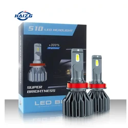 HAIZG Auto Lighting Systems 75w 15000lm H7 Bulbs Headlights Lamp H1 H4 H11 9005 Car Led Headlight bulb Canbus