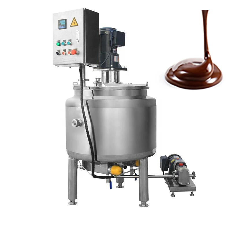 
200 Liter Electric Heating Chocolate Paste Melting Mixing Tank With Mixer 