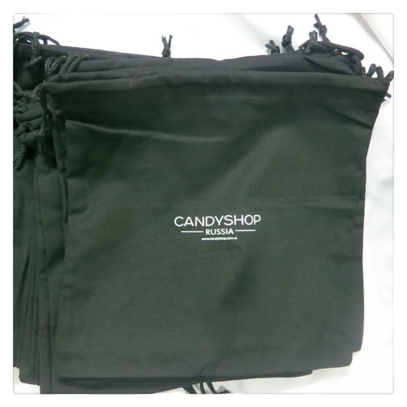 Хлопковая Сумка на шнурке с индивидуальным принтом, Органическая Холщовая Сумка на шнурке для обуви