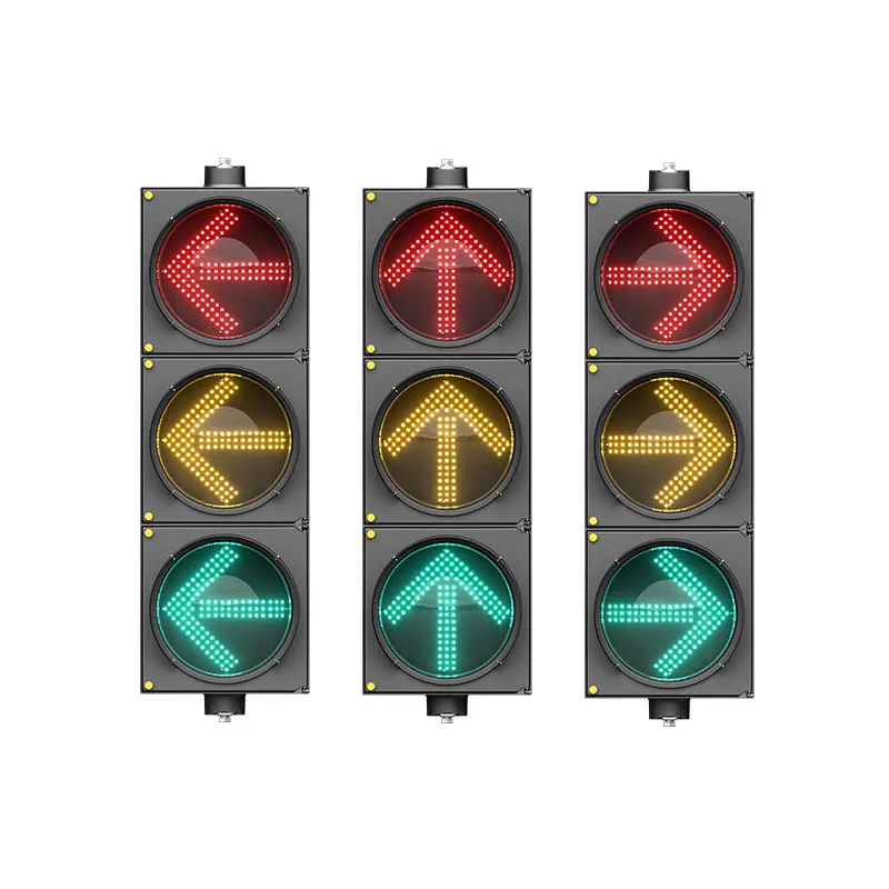 ZGSM semaforo led 100mm 200mm 300mm full ball traffic signal heads for road traffic lights