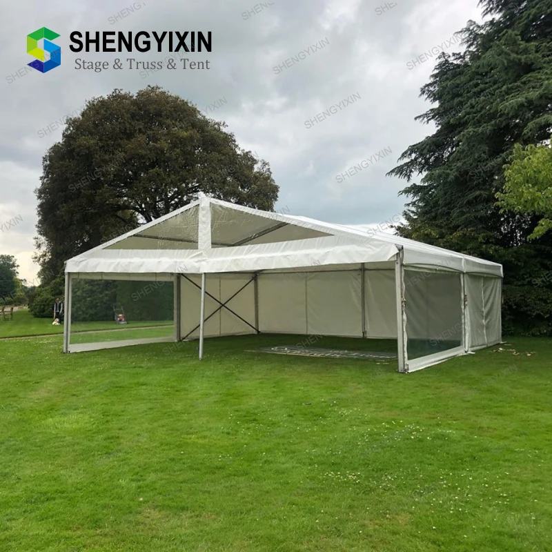 Hot Sale Outdoor Canvas Wedding Large Exhibition Tent for Rear Courtyards Storage Industrial Warehouse Tents