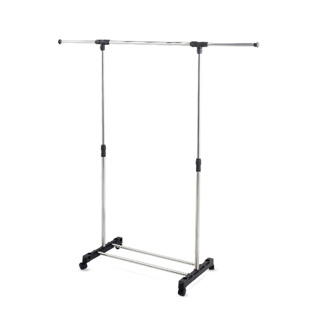 Portable multi-function foldable aluminium hanging clothes drying rack