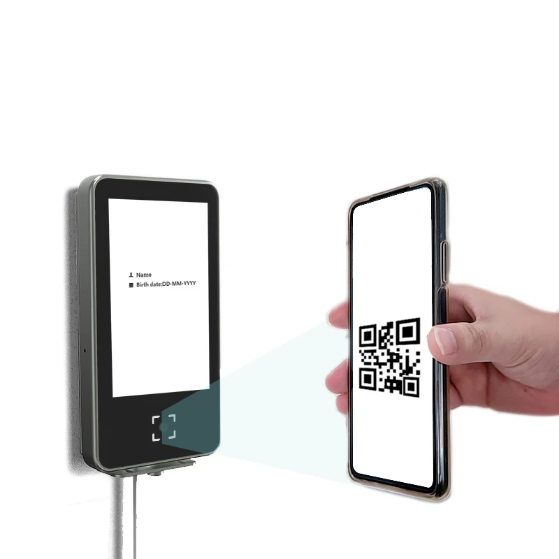 Wi-Fi, настольная подставка QR код ридер киоск Портативный QR сканер штрих-кода