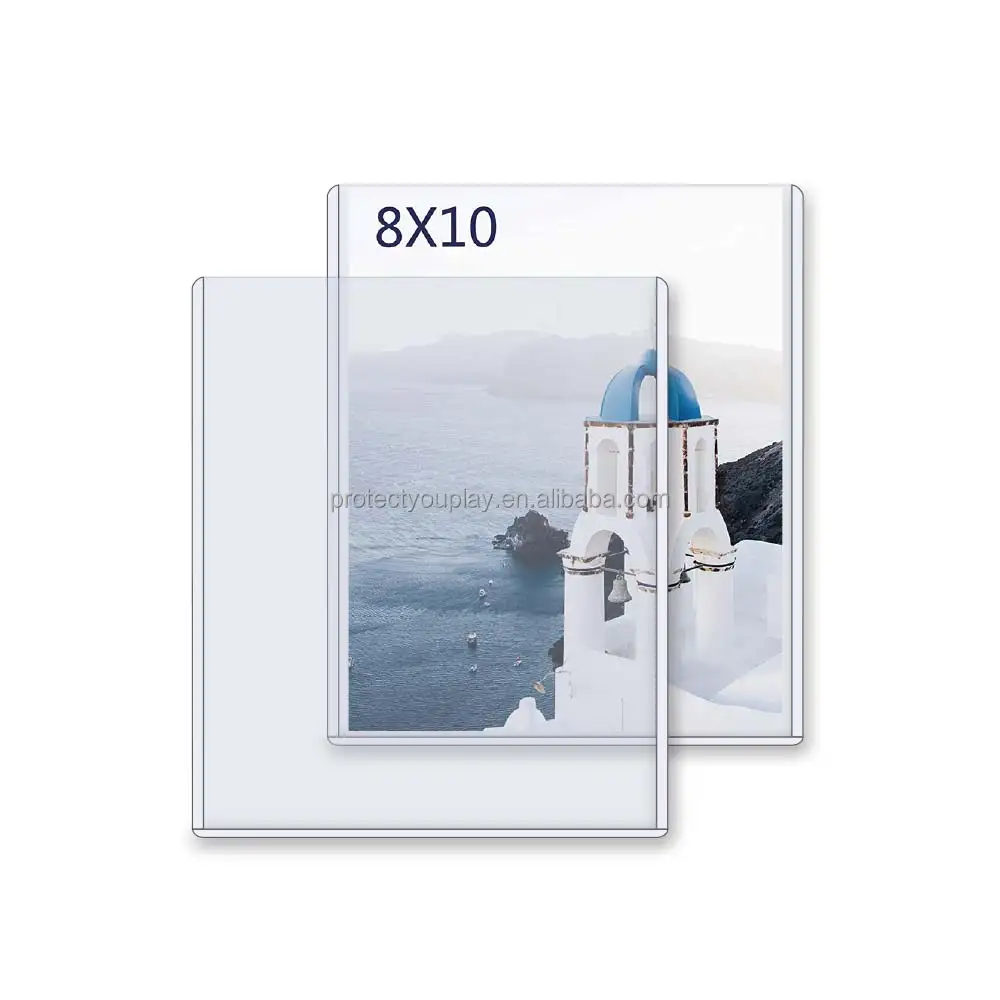8x10 Inch Rigid Hard Plastic Toploader for Autograph Photos Art Print Photographs Top Loader Holder Protector