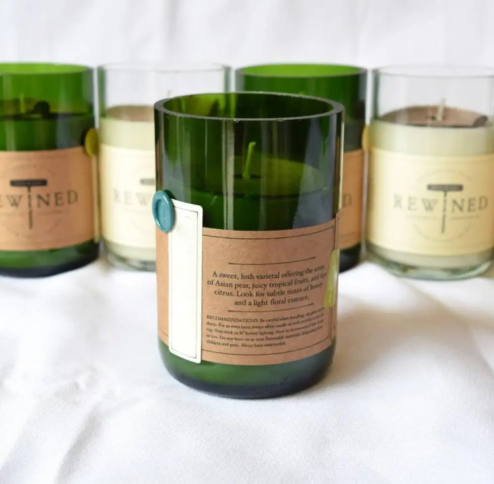 Custom Aromatherapy Natural Oils Pure Cotton Wick Aroma Therapy Palm Wax Glass Jar Candle Aroma Therapy Candles