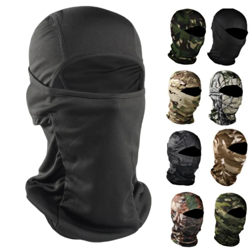 Camo Face Mask Balaclava Camouflage Headwear Bandana for Men Women Outdoor Training Cycling Windproof Sun Protection Ski Mask