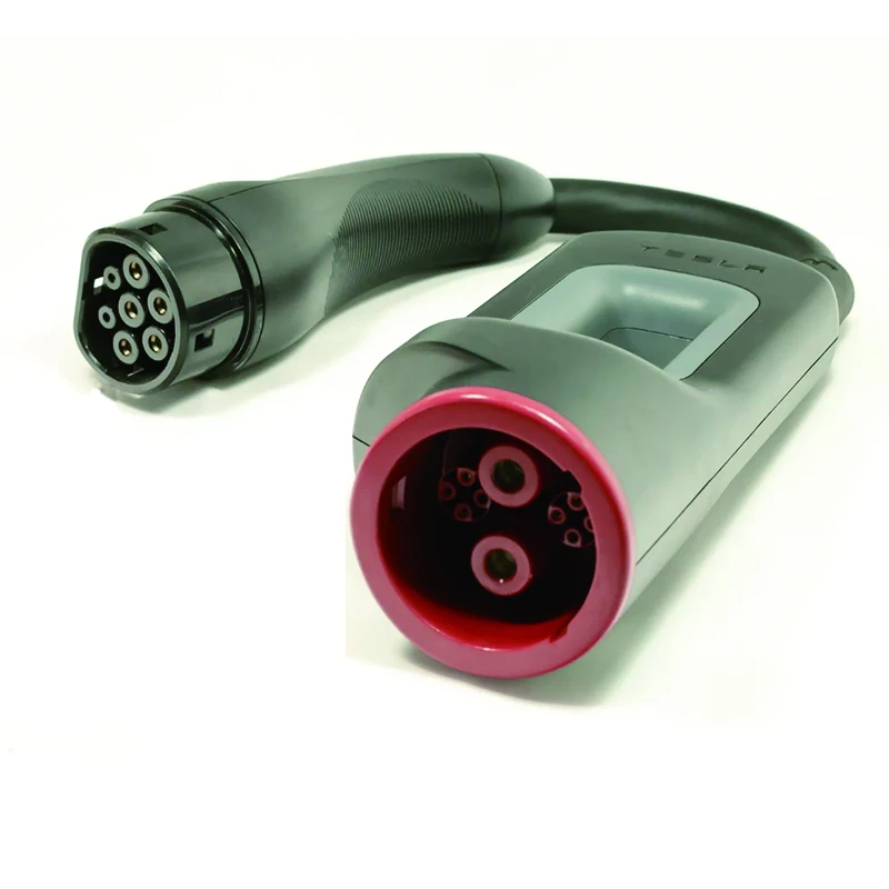 High Quality  CHAdeMO  to  Type2  Converter  125A  IEC 62196-2  Type2 With  Cable length 0.2M  EV Charging Adapter