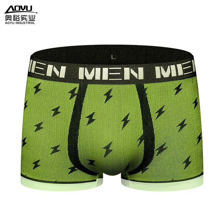 
 Оптовая продажа, мужские эластичные трусы-боксеры, Бесшовные дышащие влагостойкие трусы-боксеры с принтом  