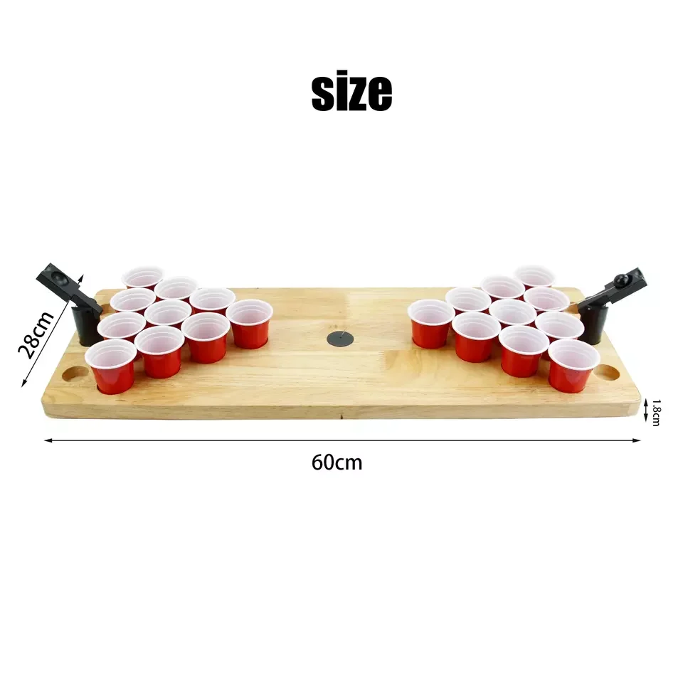 Beer Pong Factory Directly Wholesale Mini Shot Beerpong Drinking Wooden Table