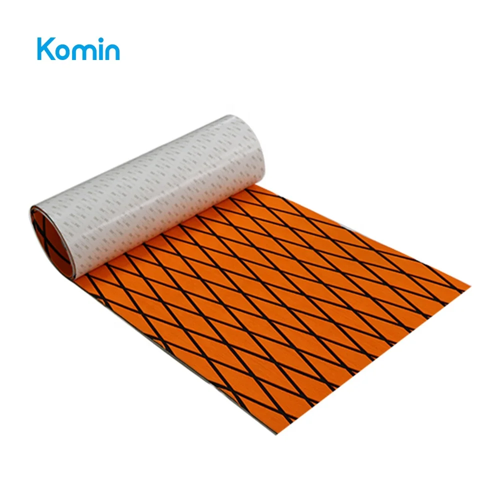 Komin Hot Sale Non Slip Sea Deck Marine Floor Mats EVA Foam Boat Flooring