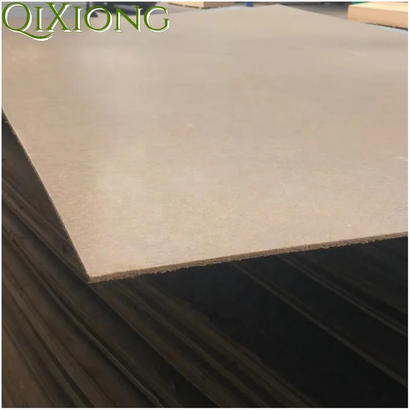 QIXIONG 2023 низкая цена оптовая продажа влагостойкий высокой плотности 3 мм меламиновое покрытие ламинированный MDF древесный меламин
